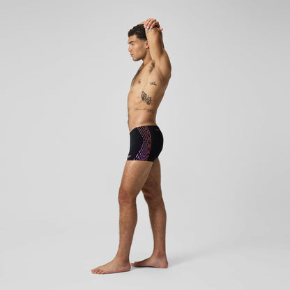 Speedo Tech Panel Aquashorts Black/Coral