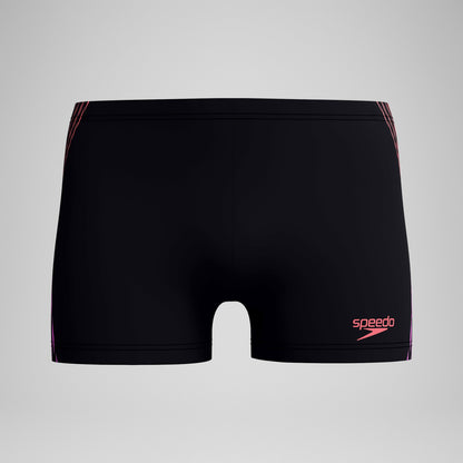 Speedo Tech Panel Aquashorts Black/Coral