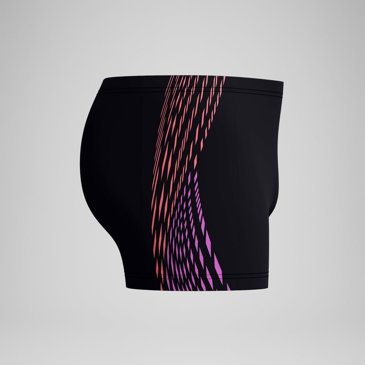 Speedo Tech Panel Aquashorts Black/Coral