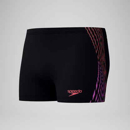 Speedo Tech Panel Aquashorts Black/Coral