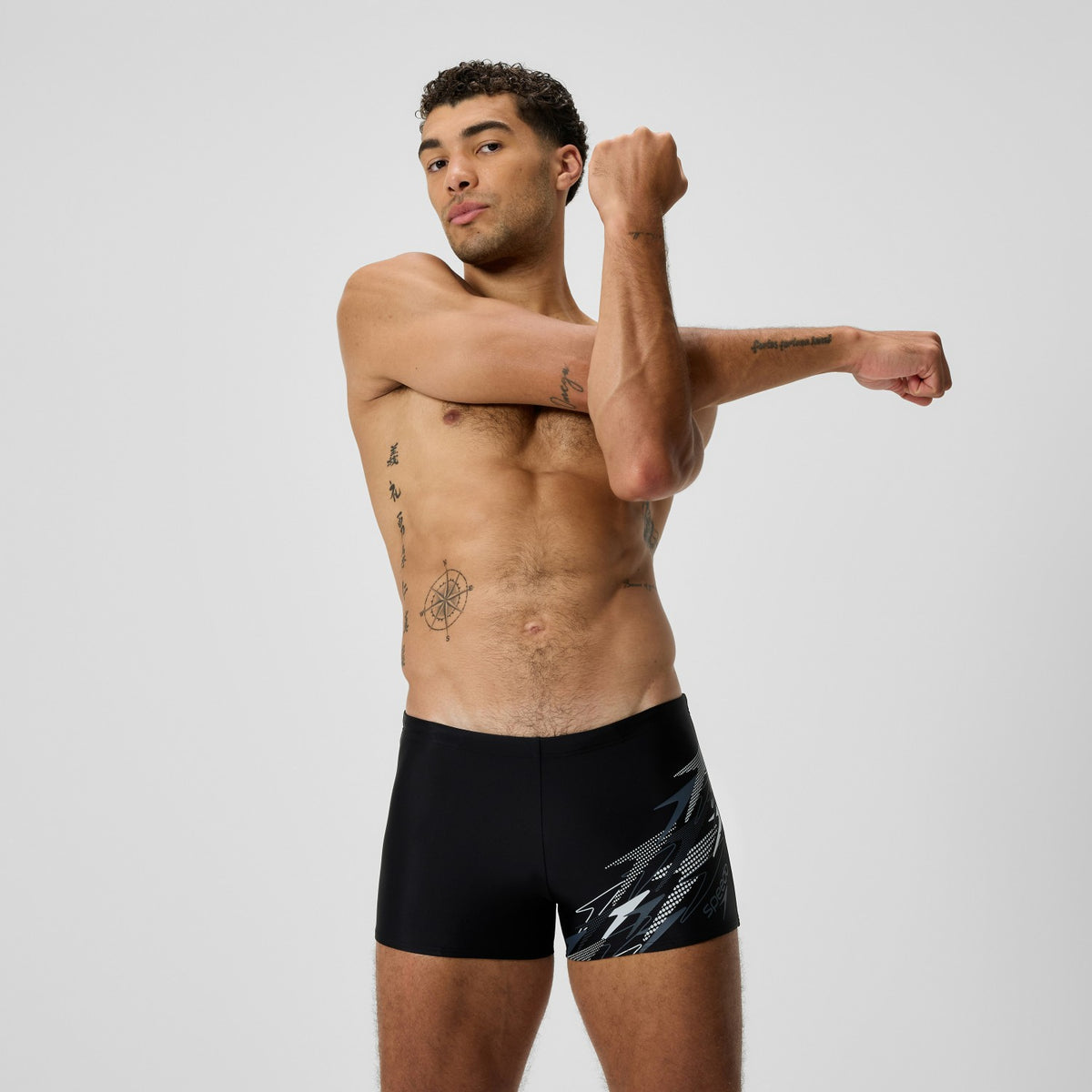 Speedo Medley Logo Aquashorts Grey/Black