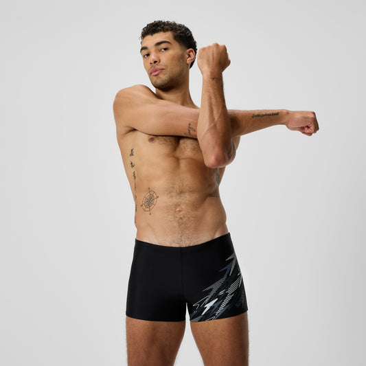 Speedo Medley Logo Aquashorts Grey/Black