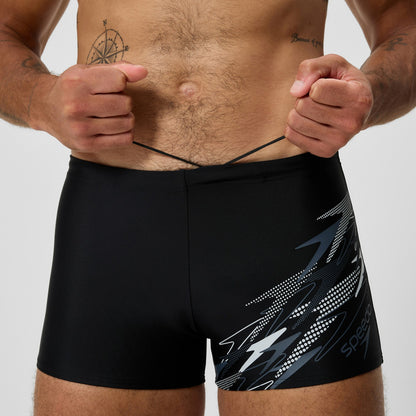 Speedo Medley Logo Aquashorts Grey/Black
