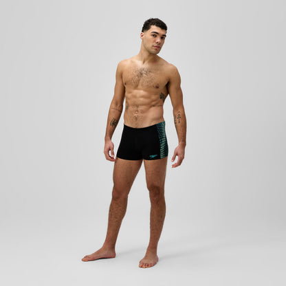 Speedo Endurance+ MAX Tech Panel Aquashorts Black/Turquoise