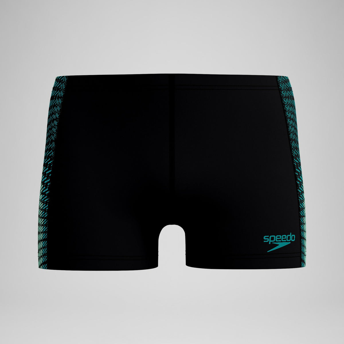 Speedo Endurance+ MAX Tech Panel Aquashorts Black/Turquoise