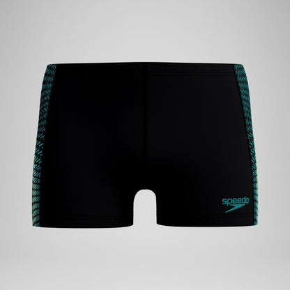 Speedo Endurance+ MAX Tech Panel Aquashorts Black/Turquoise
