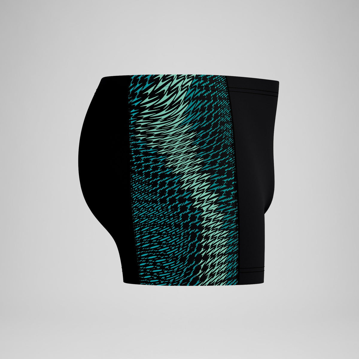 Speedo Endurance+ MAX Tech Panel Aquashorts Black/Turquoise