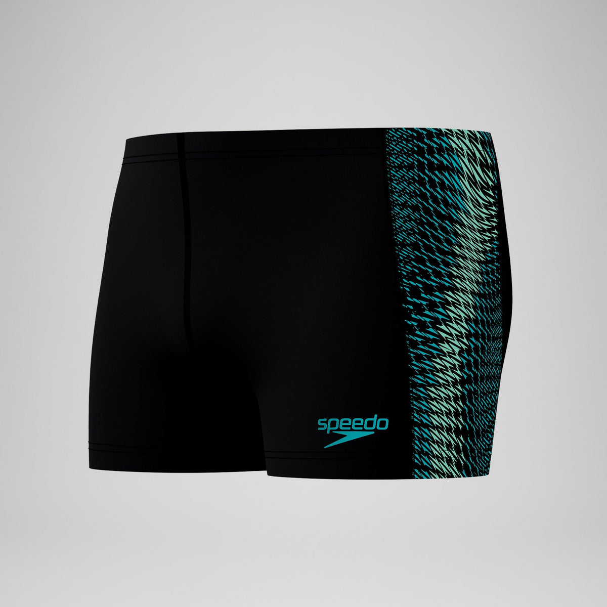 Speedo Endurance+ MAX Tech Panel Aquashorts Black/Turquoise