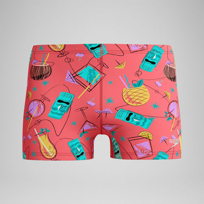 Speedo Print Beachstar Aquashorts Leg Pink