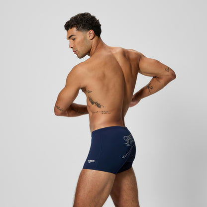 Speedo Endurance+ Logo Aquashorts Navy