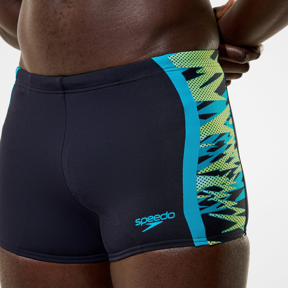 Speedo Hyperboom Splice Aquashorts Black/Green