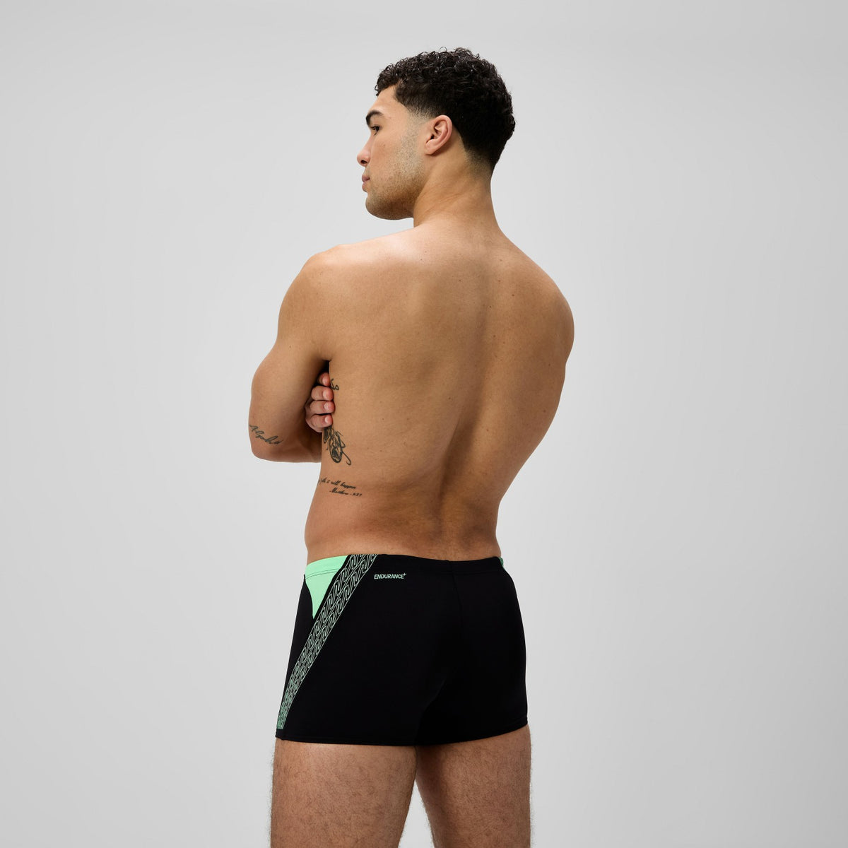 Speedo Hyperboom Splice Aquashorts Black/Green