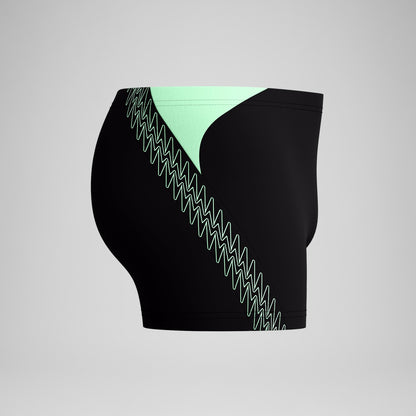 Speedo Hyperboom Splice Aquashorts Black/Green