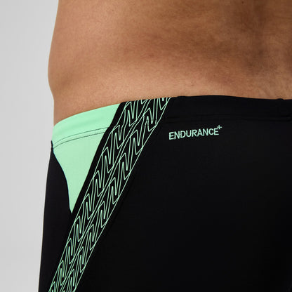 Speedo Hyperboom Splice Aquashorts Black/Green