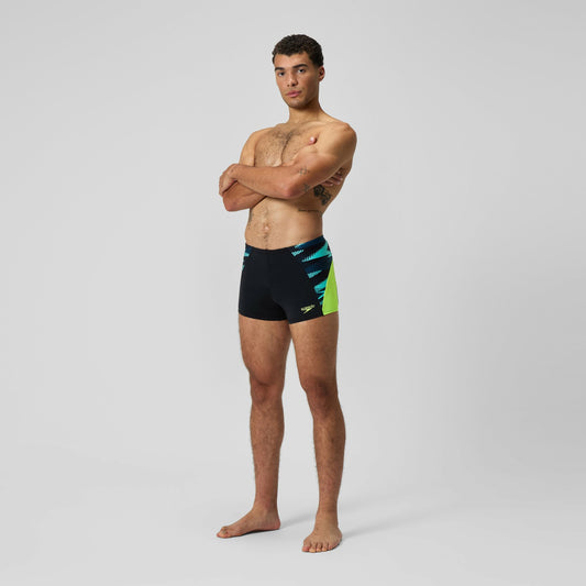Speedo Endurance+ Max Splice Aquashorts Black/Yellow