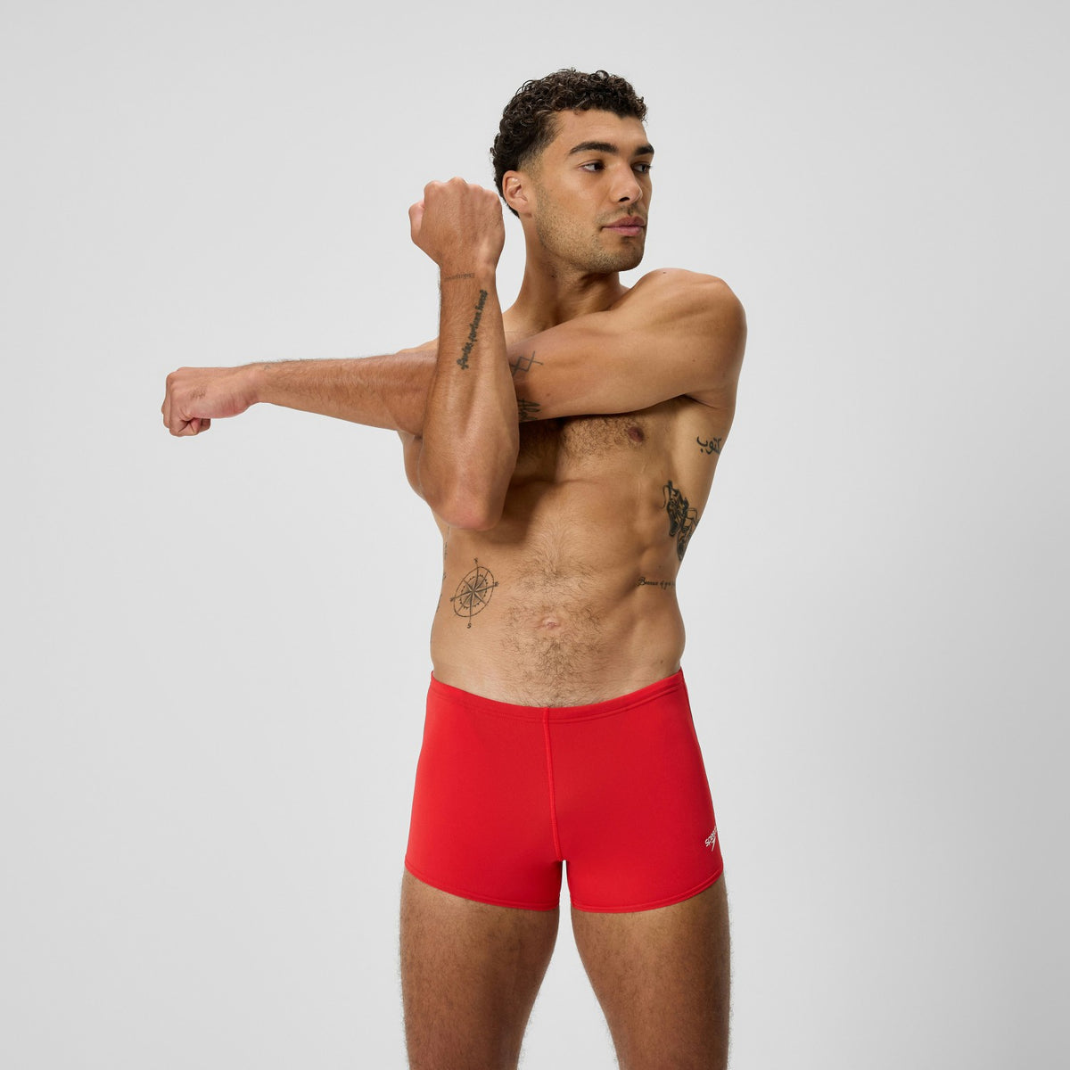Speedo Endurance+ Logo Aquashorts Red