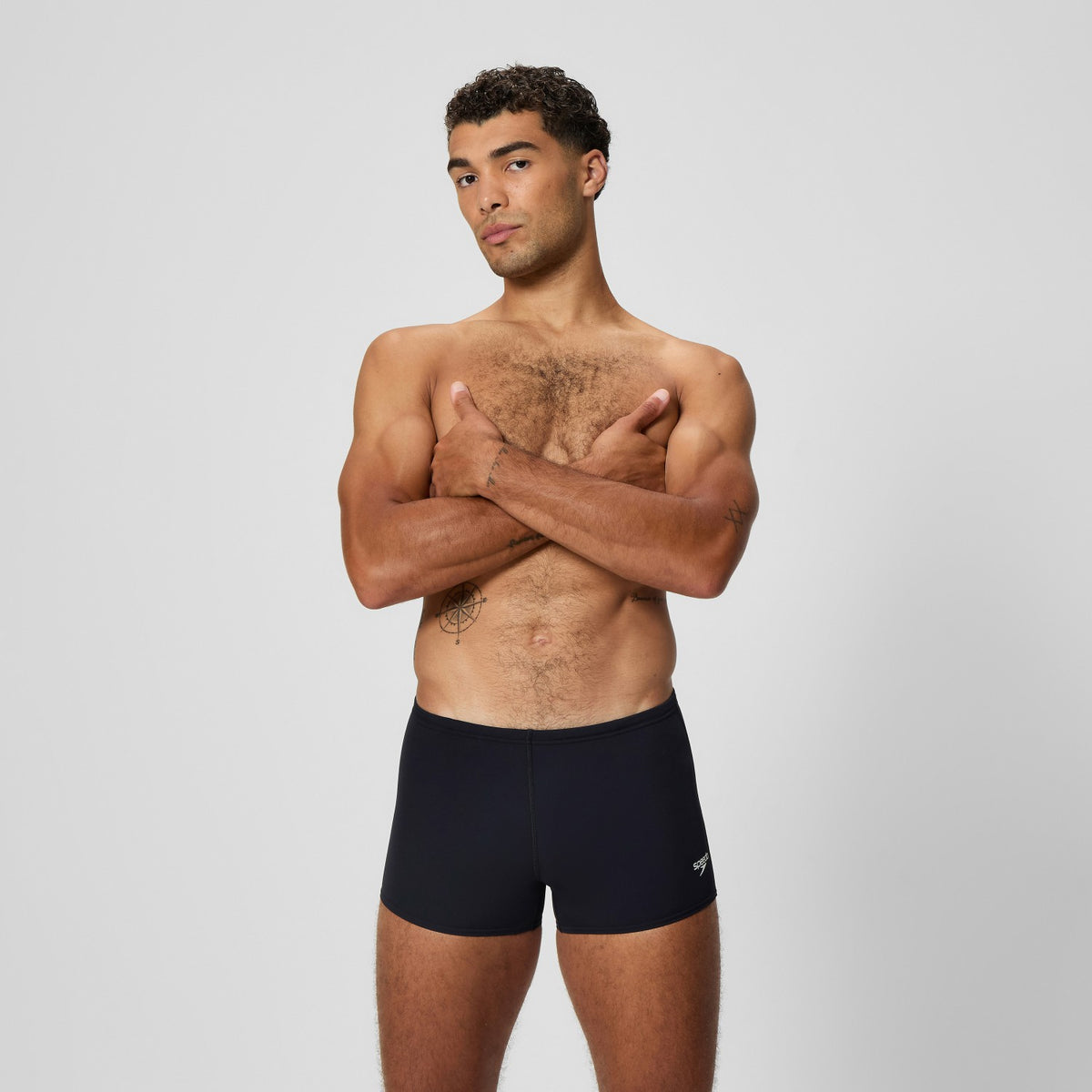 Speedo Endurance+ Logo Aquashorts Black