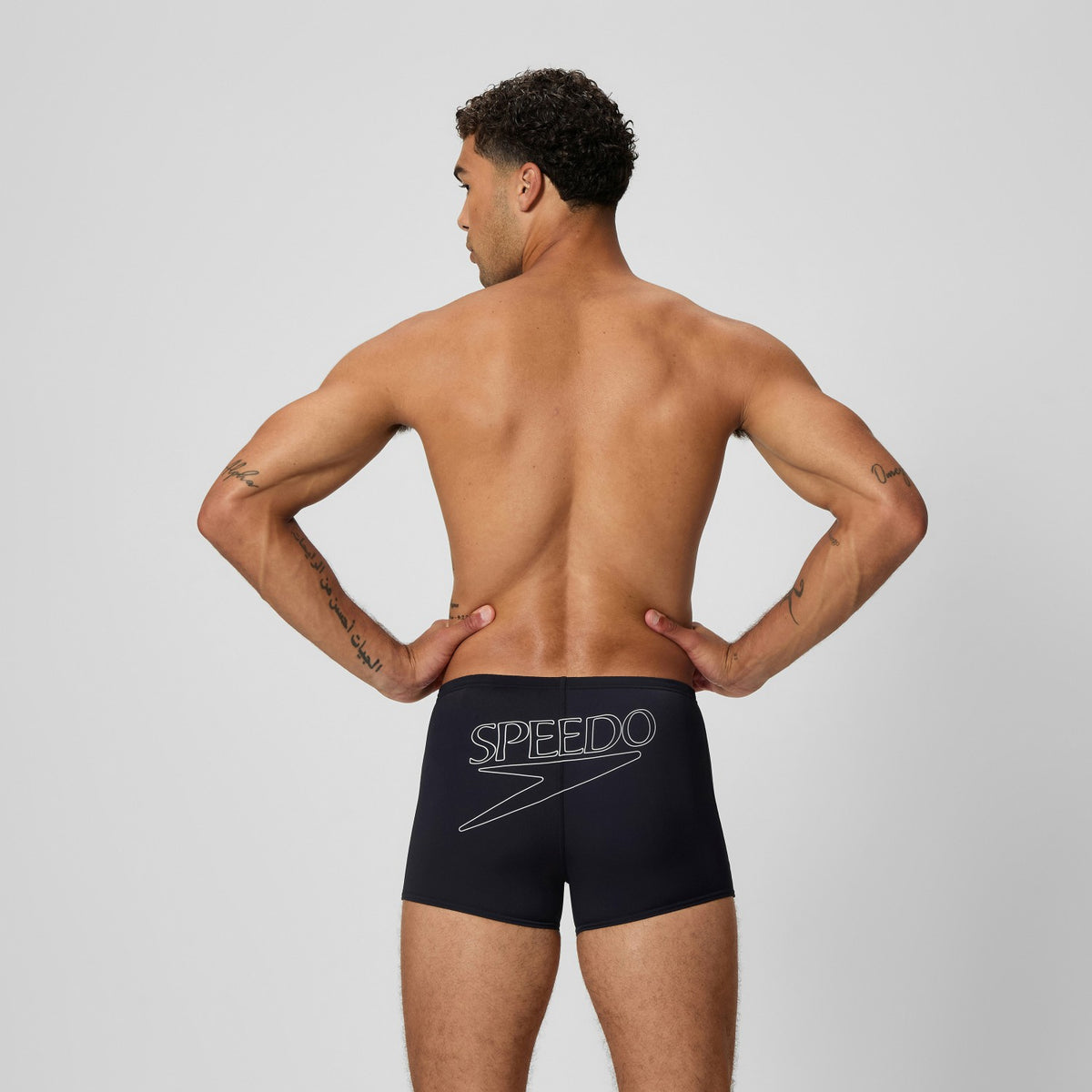 Speedo Endurance+ Logo Aquashorts Black
