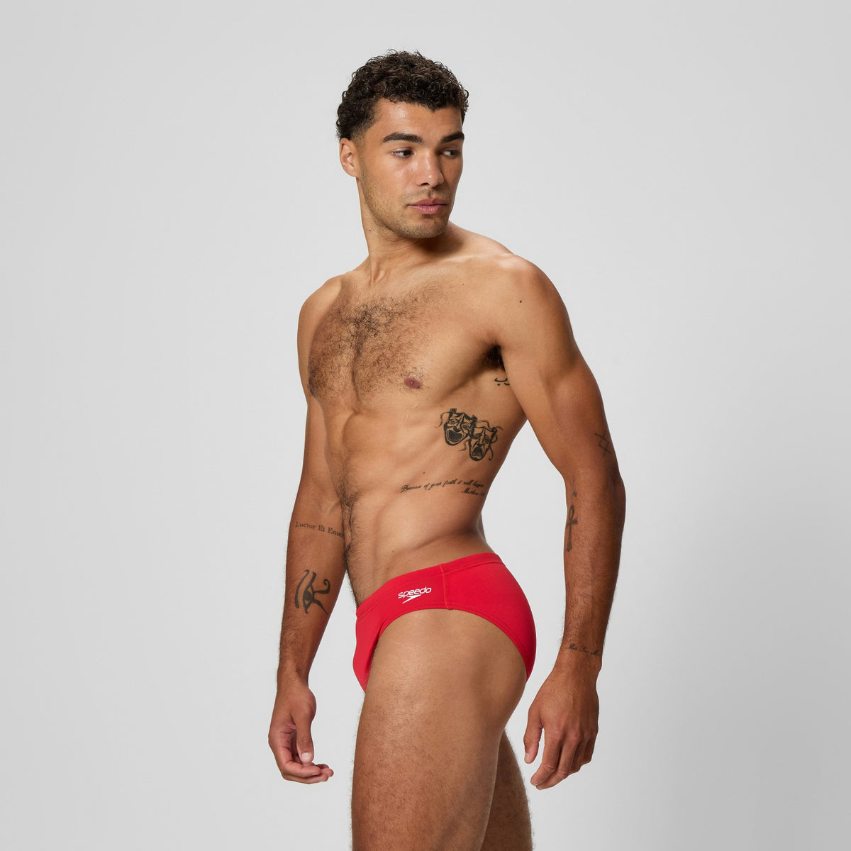 Speedo Endurance+ Logo Brief Red