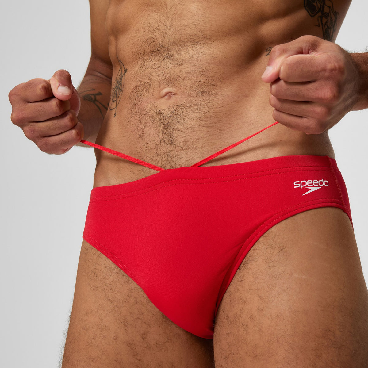 Speedo Endurance+ Logo Brief Red