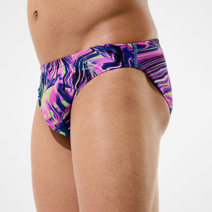 Speedo Club Training Printed Brief Pink/Navy