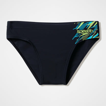 Speedo Medley Logo Brief Black/Green