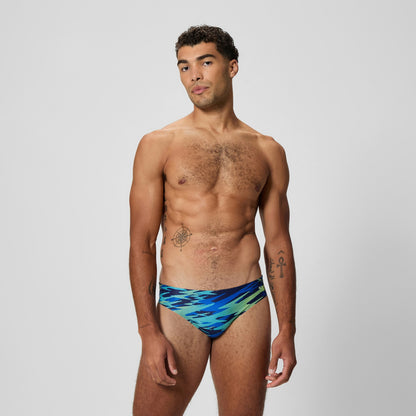 Speedo Hyperboom Printed Brief Navy