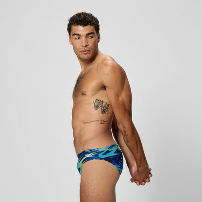 Speedo Hyperboom Printed Brief Navy