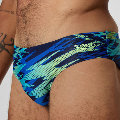 Speedo Hyperboom Printed Brief Navy
