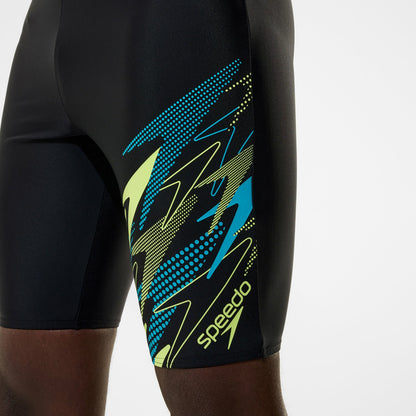 Speedo Medley Logo Jammer Black/Green
