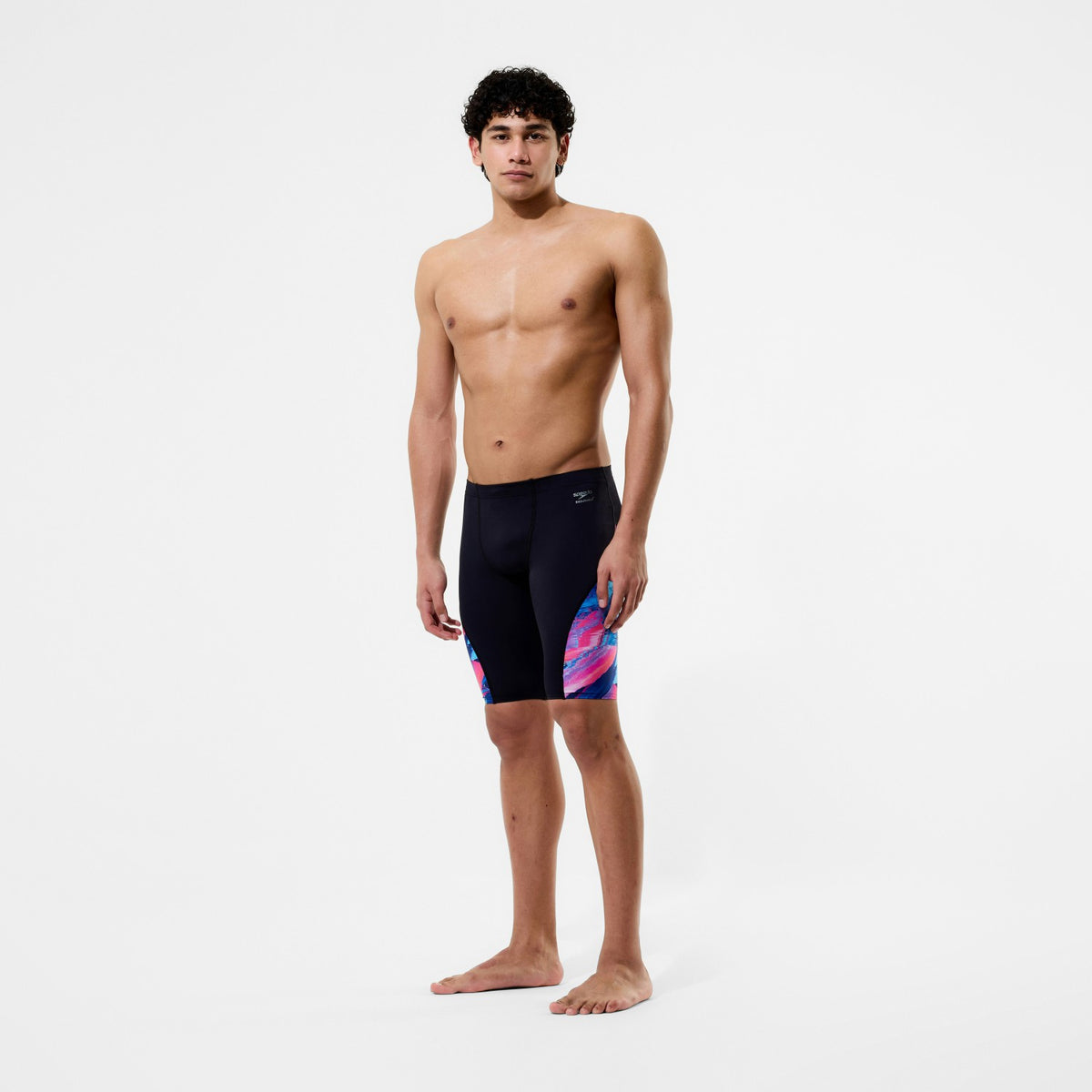 Speedo Club Training Splice Jammer Black/Blue