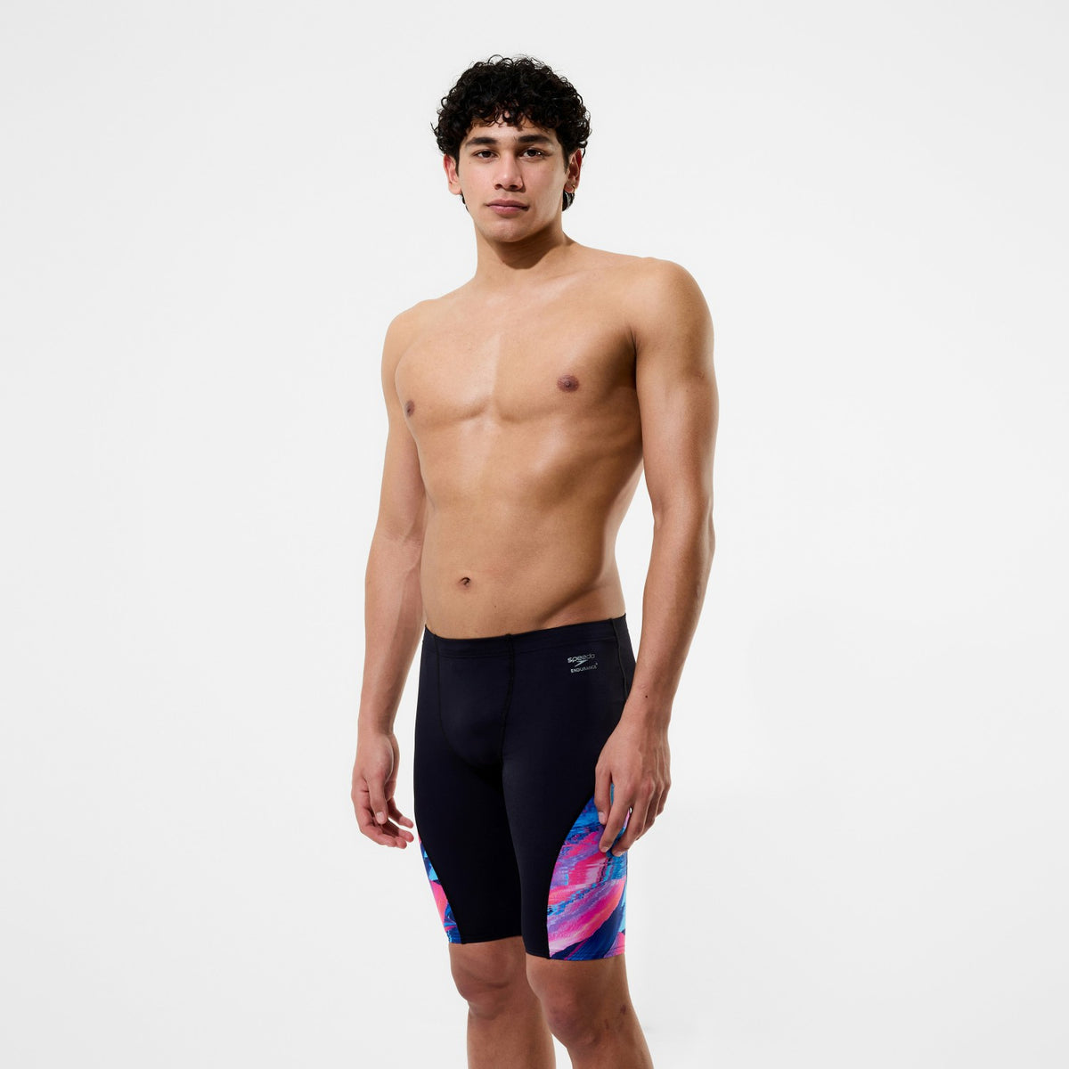Speedo Club Training Splice Jammer Black/Blue