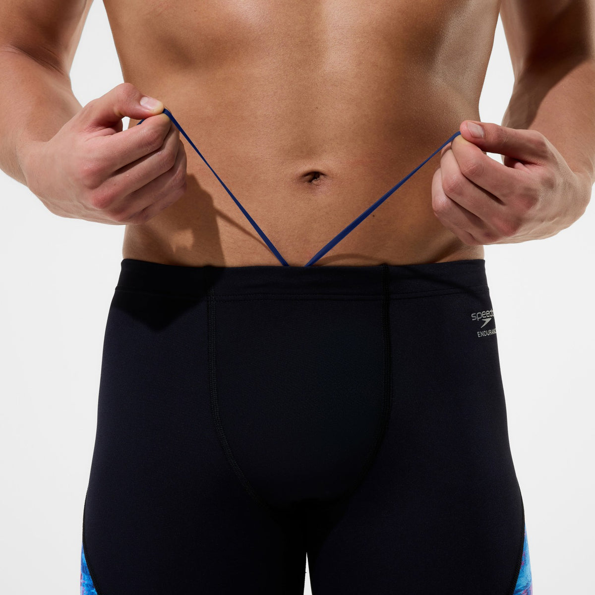 Speedo Club Training Splice Jammer Black/Blue