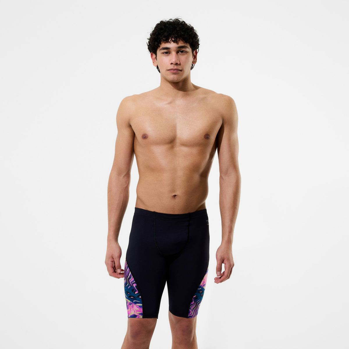 Speedo Club Training Splice Jammer Black/Pink