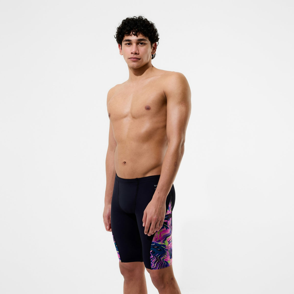 Speedo Club Training Splice Jammer Black/Pink