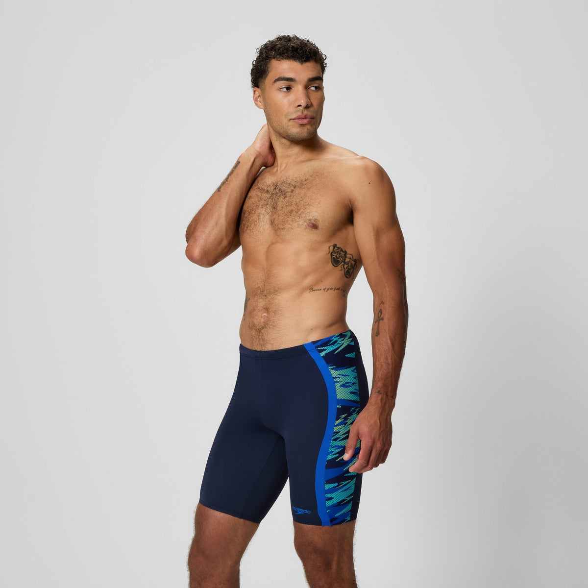Speedo Hyperboom Splice Jammer Navy/Blue