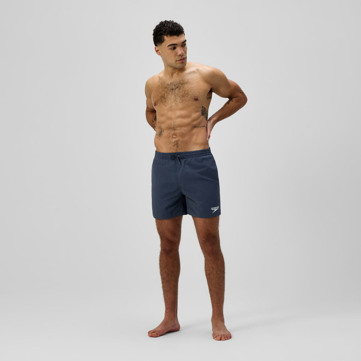 Speedo Essential Solid Swim Shorts Grey