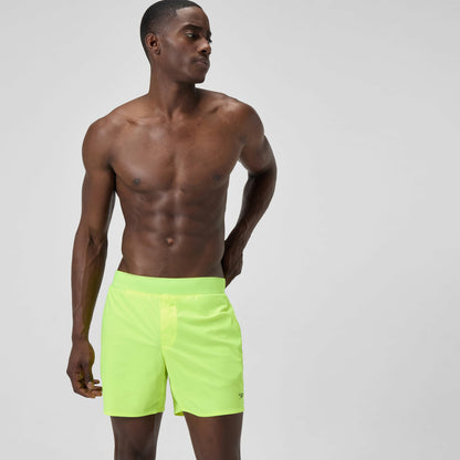 Speedo Lookout Solid Swim Shorts Yellow