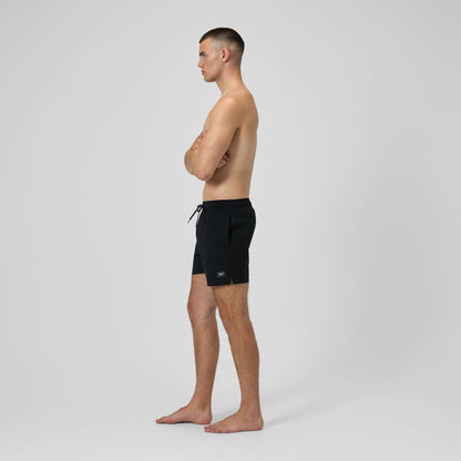 Speedo Classic Solid Redondo Edge Volley Swim Shorts Black