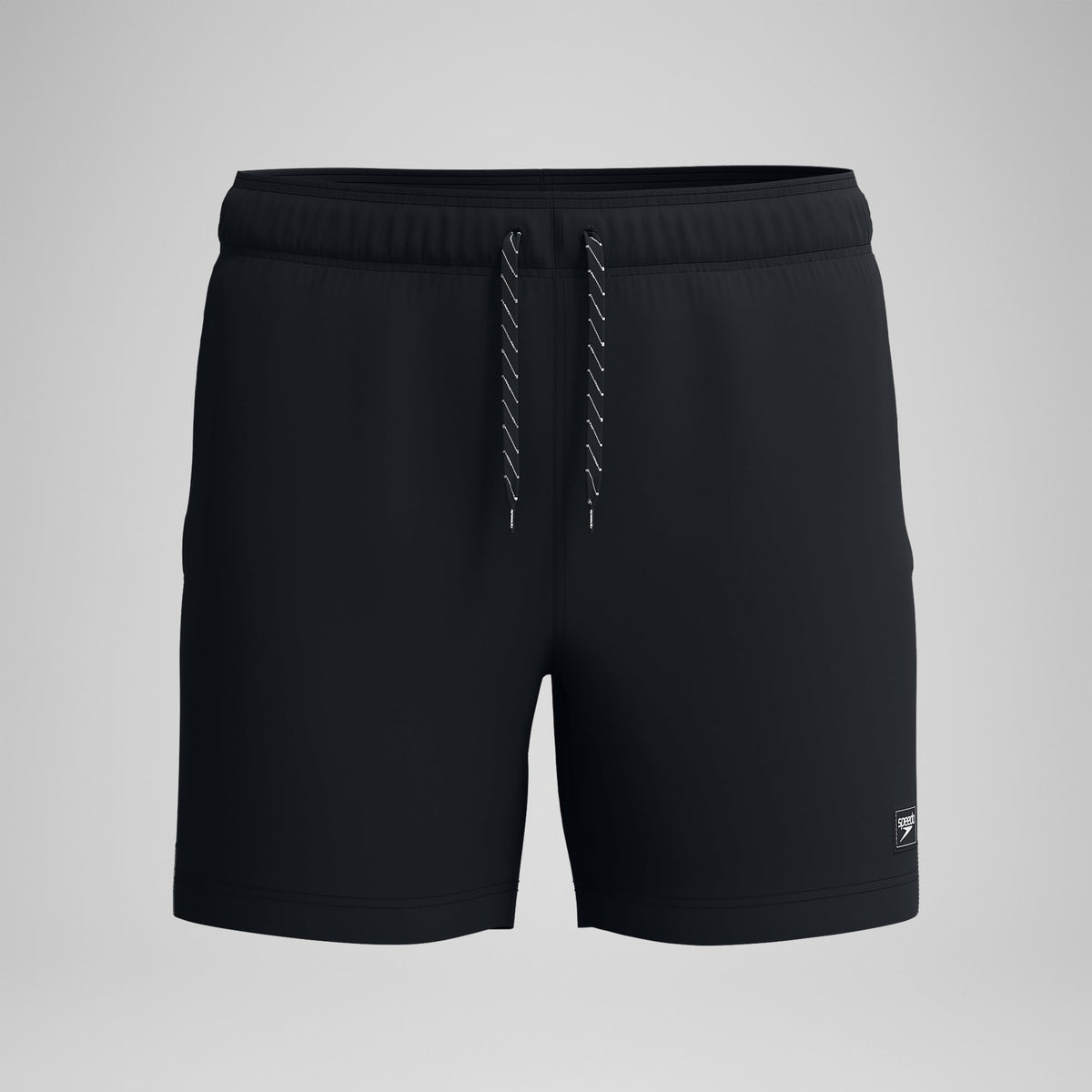 Speedo Classic Solid Redondo Edge Volley Swim Shorts Black