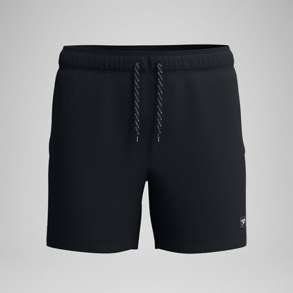 Speedo Classic Solid Redondo Edge Volley Swim Shorts Black