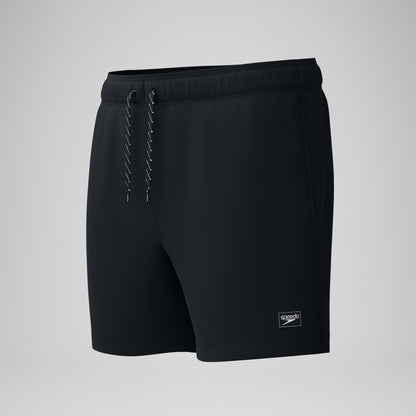 Speedo Classic Solid Redondo Edge Volley Swim Shorts Black