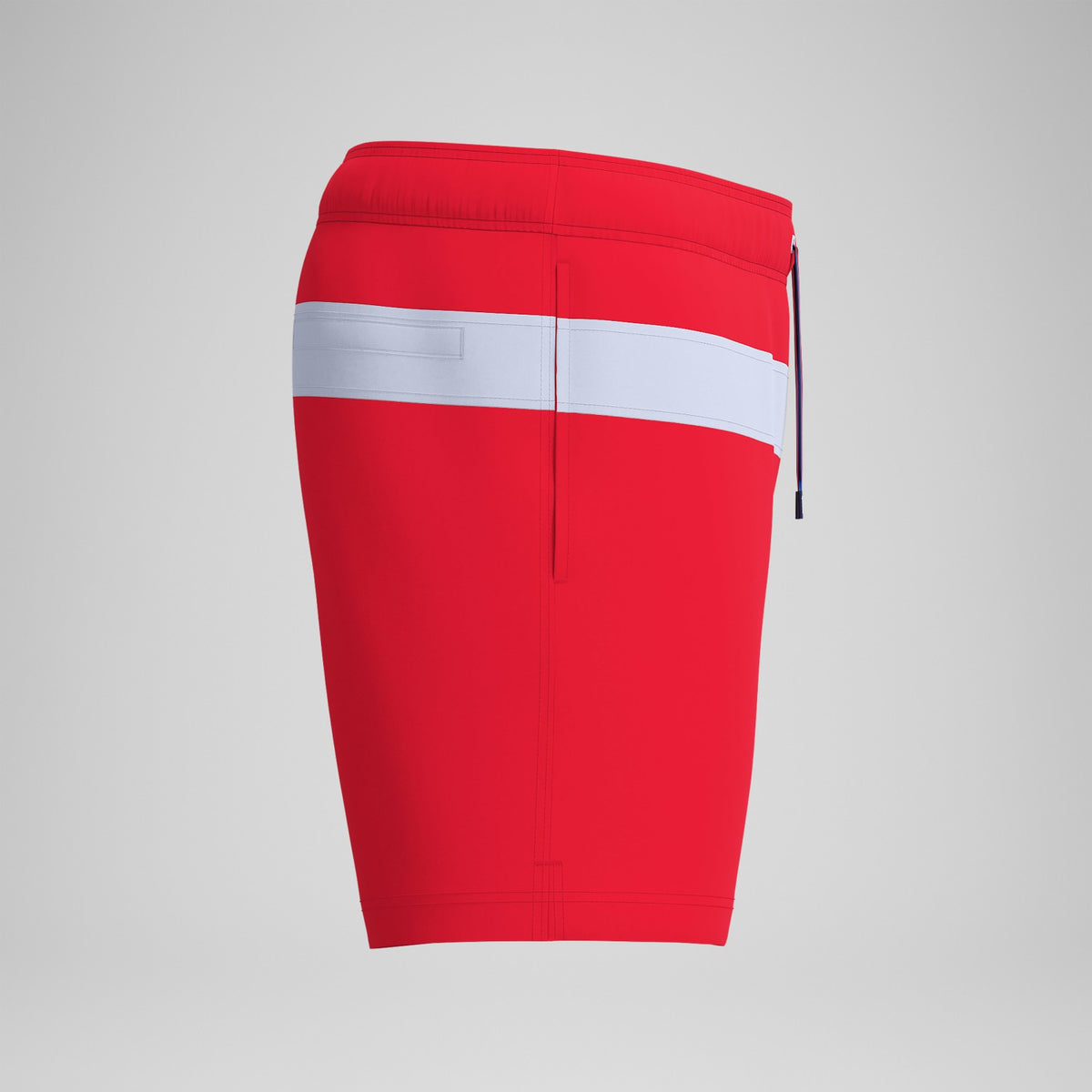 Speedo Jetstream Striped Colourblock Swim Shorts Red/White