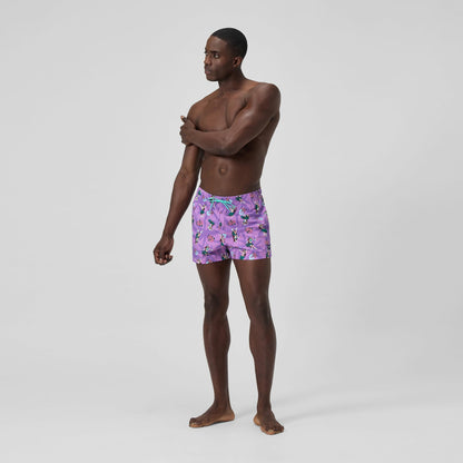Speedo Printed Redondo Edge Swim Shorts Pink