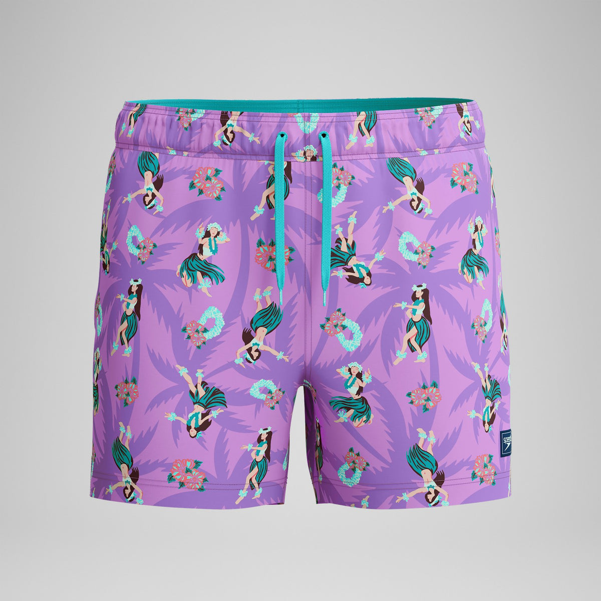 Speedo Printed Redondo Edge Swim Shorts Pink