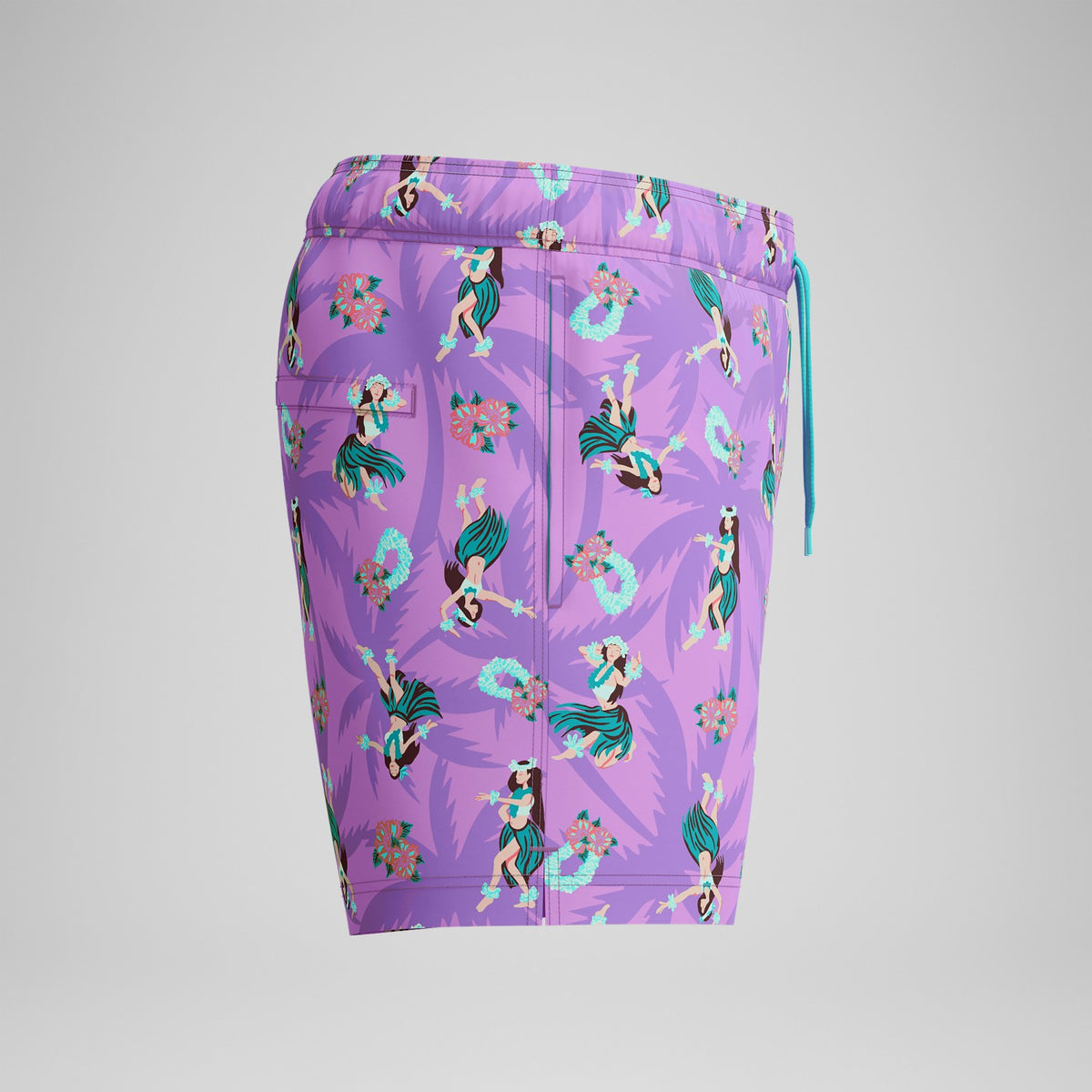 Speedo Printed Redondo Edge Swim Shorts Pink