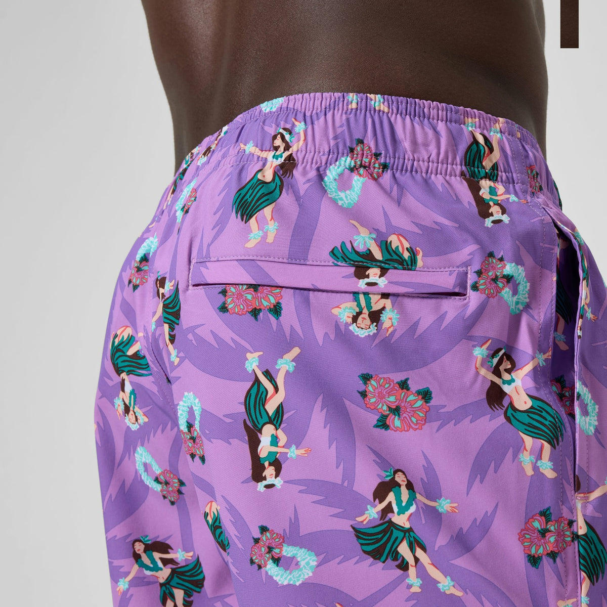 Speedo Printed Redondo Edge Swim Shorts Pink