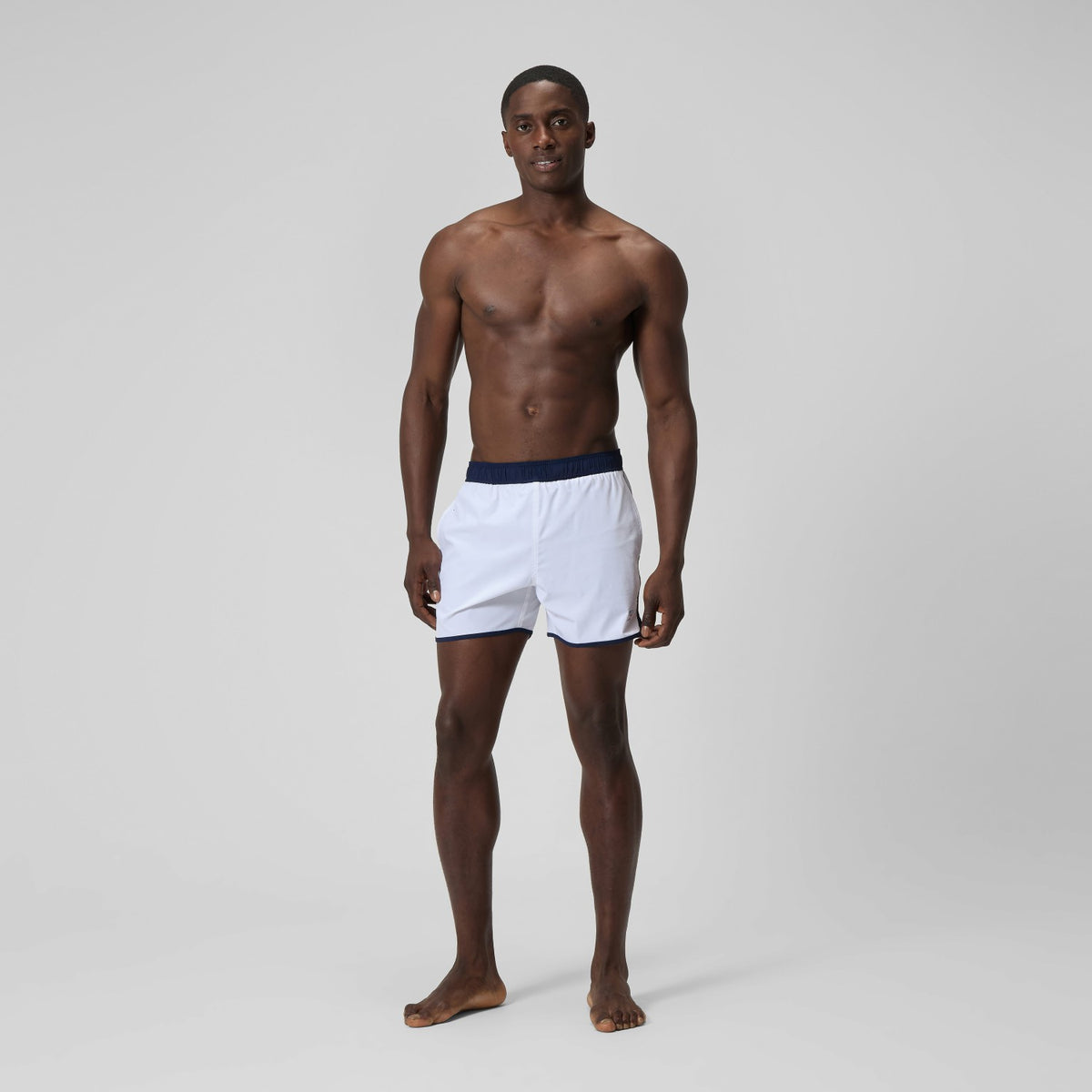 Speedo Jetstream Logo Swim Shorts White/Navy