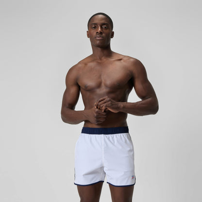 Speedo Jetstream Logo Swim Shorts White/Navy