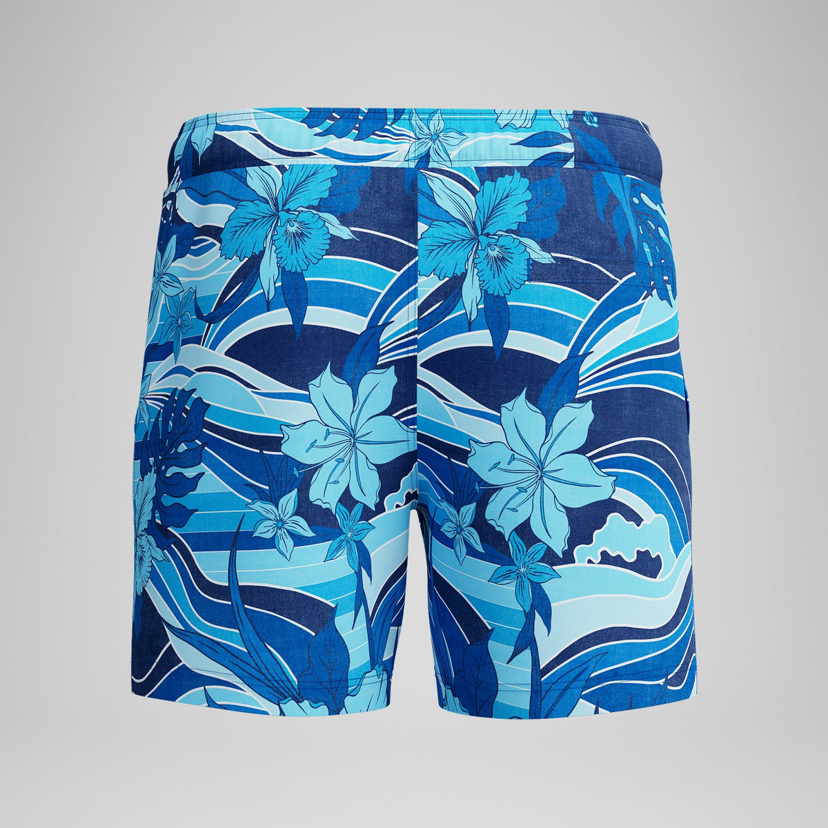 Speedo Print Rondo Edge Volley Swim Shorts Navy